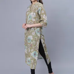 NIGHTSPREE Women Floral Printed Kurta image 5