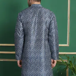 Anouk Geometric Embroidered Anarkali Kurta image 2