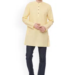 TATTVA Band Collar Straight Kurta image 2