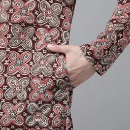 See Designs Men Ethnic Motif Printed Cotton Kurta image 4