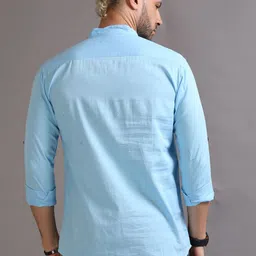 Tallwalker Mandarin Collar Short Kurta image 5
