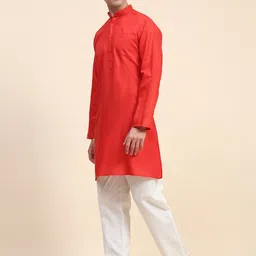 Moda Rapido Men Regular Pure Cotton Kurta with Pyjamas image 2
