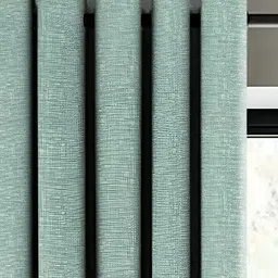 CASABLEU Sea Green 2 Pieces Black Out Long Door Curtain image 5