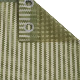 HOSTA HOMES Green Set of 2 Striped Window Curtain image 5