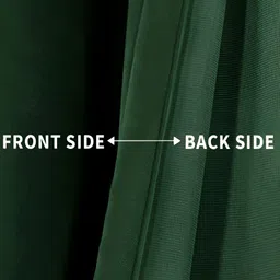 Aura Green Set of 2 Room Darkening Window Curtain image 4