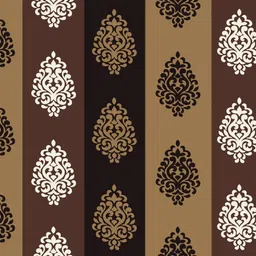 Bedspun Brown & White Set of 2 Ethnic Motifs Long Door Curtain image 5