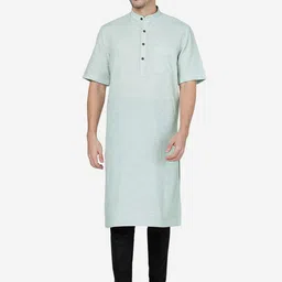 Modi Kurta Striped Mandarin Collar Kurta-image-57