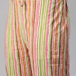 Readiprint Fashions Floral Printed Sequinned Pure Cotton Kurta with Trousers & Dupatta image 3