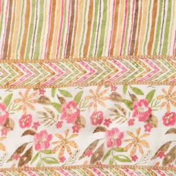 Readiprint Fashions Floral Printed Sequinned Pure Cotton Kurta with Trousers & Dupatta image 4