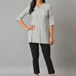 AURELIA Striped Kurti image 4