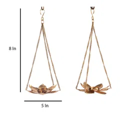 amaya decors Triple Chain Tealight Holder Set of 2 image 3