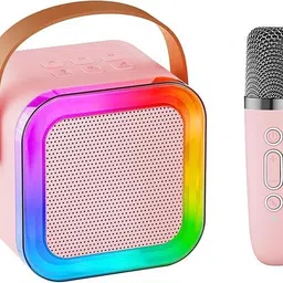 hk toys Rechargeable Wireless Karaoke Mic & Bluetooth Speaker Combo (Random Colour)-picture-27