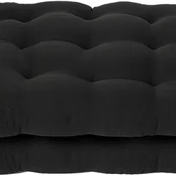 sskworld Microfibre Solid Chair Pad Pack of 2-picture-28