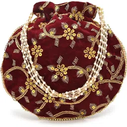 pink treasure Girls Brown Potli-picture-17