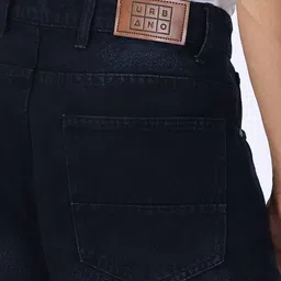 urbano fashion Men Loose Fit Mid Rise Black Jeans image 5