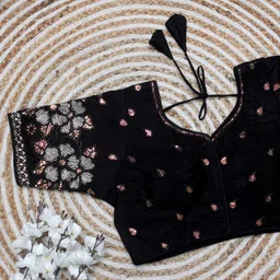 modern mughals Sweetheart Neck Women Blouse-picture-12