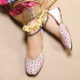 froh feet Women Bellies Jutti for Women Flat sandal Mojari Punjabi Jutti Bellies For Women-picture-13