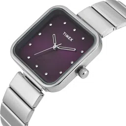 timex Purple Dial Analog Watch - For Women TWEL252SMU01 image 2
