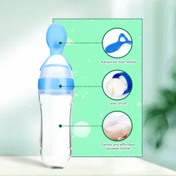 kidbea Baby Feeding Spoon Ultra Soft Food Grade Silicone 3 Month Plus Feeder image 3