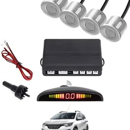 peeps store Universal 4 Silver Reverse Parking Sensor-PS25A842 Universal 4 Silver Reverse Parking Sensor-PS25A842 Parking Sensor-picture-14
