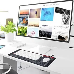 PAVITYAKSH 30X80 KEYBOARD MAT Anti-Slip Keyboard Pad with Office Software Shortcuts Pattern Non Slip Base Mousepad image 2