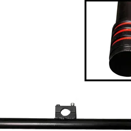 globe HEAVY DUTY SINGLE ROD LEG GUARD ROYAL ENFIELD Stylish Crash Bar Bike Crash Guard image 2