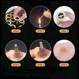 ACUPRESSUREMART Moxa Roll Strip For Moxibustion, Wormwood, Moxa Stick, High Purity (60 PC inside) Massager image 2