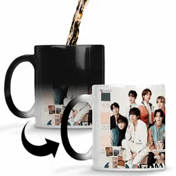 convay C1 BTS Printed Magic with BTS Logo Keychain for Girls Ceramic Coffee Mug-picture-22