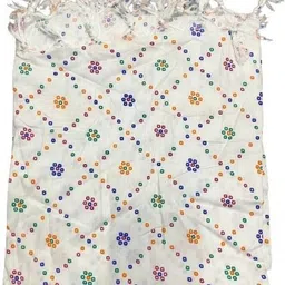 twirfy Pure Cotton Printed Multicolor Women Dupatta image 3