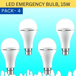 sacro 15W Rechargeable Inverter LED Bulb with Upto 4H.Power Cut Lighting Pack of_4S309 4 hrs Bulb Emergency Light-picture-19
