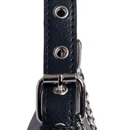 lino perros Women Black Shoulder Bag image 4