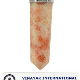 REIKI CRYSTAL PRODUCTS Certified Natural Sunstone Pendant Locket With Metal Chain for Unisex Lumineux Uno Pendant-picture-22