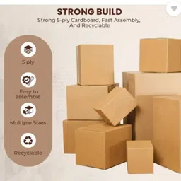 sp packing SP Packaging Corrugated BOX 18x12x12 inch 5 Ply, Large Carton Box Security Bag image 3