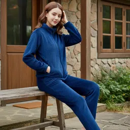 skg urban fashion Solid Women Track Suit image 3