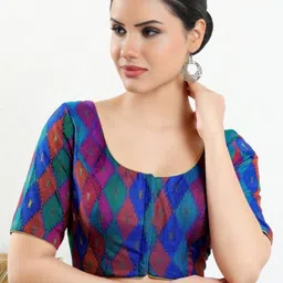 SALWAR STUDIO Printed Saree Blouse-image-22