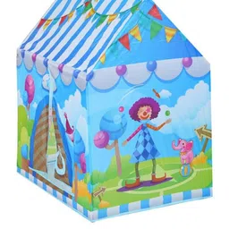 Baby Moo Kids Blue Printed Foldable Tent House image 4