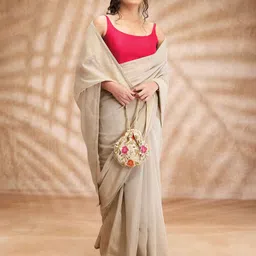 SALWAR STUDIO Padded Saree Blouse image 5