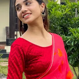 Bindigasm's Advi Woven Design Jacquard Saree Blouse image 1