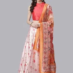 Kaizen TEXO FAB Semi-Stitched Lehenga & Unstitched Blouse With Dupatta-picture-32
