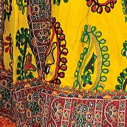 Exotic India Embroidered Thread Work Ready to Wear Lehenga & Blouse With Dupatta image 3