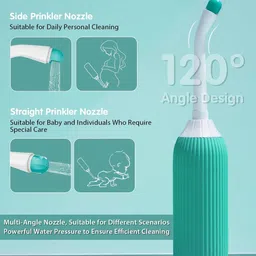 vhd 500ML Retractable Handheld Bidet Spray Portable of Anti-slip with Travel-Bag Bidet Nozzle image 3