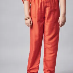 Stylo Bug Girls Multicoloured Printed Kurta and trouser image 4