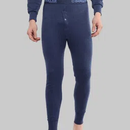 Dollar Men Blue Cotton Thermal Bottom-image-75