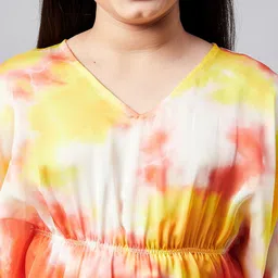 Stylo Bug Girls Multicoloured Printed Kurta and trouser image 2