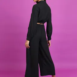 Tokyo Talkies Crop Shirt With Trouser image 4