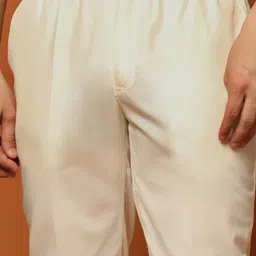 KISAH Woven-Design Cotton Sherwani Set image 3