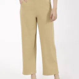 SPIFFY Women Smart Loose Fit High-Rise Trousers-picture-19