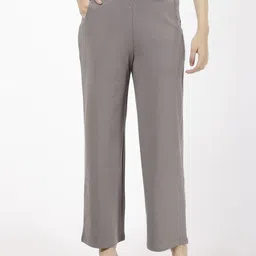 SPIFFY Women Smart Loose Fit High-Rise Trousers-picture-37