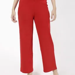 SPIFFY Women Smart Loose Fit High-Rise Trousers-picture-40