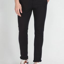 Arrow Sport Men Skinny Fit Mid-Rise Cotton Trousers-picture-15